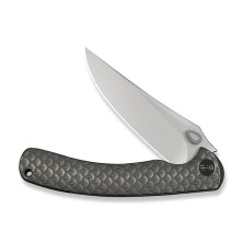 Ніж складаний туристичний Weknife Dracarys, (9.1 см) Böhler M390 / титан 6AL4V сірий