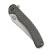 Ніж складаний туристичний Weknife Dracarys, (9.1 см) Böhler M390 / титан 6AL4V сірий