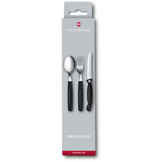 Набір кухонний Victorinox SwissClassic Table Set (складаний ніж, вилка, ложка) Vx67192.F3