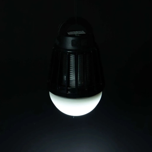Ліхтар-знищувач комах Bo-Camp Atom WP Rechargable 180 Lumen Black (5818804)