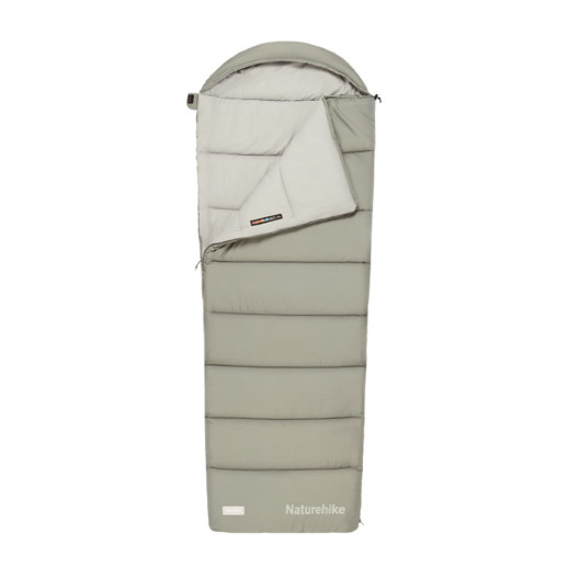Спальний мішок з капюшоном Naturehike MS100 CNK2350WS023 правий, зелений