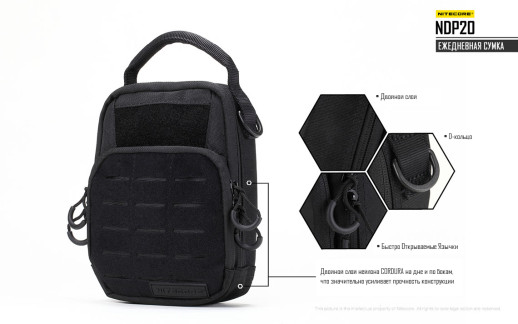 Сумка EDC, тактична Nitecore NDP20 (Cordura 1000D), пісочний