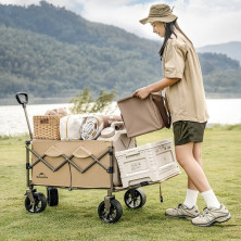 Візок туристичний складаний Naturehike Light CNK2350JJ012, 100+50 л, коричневий