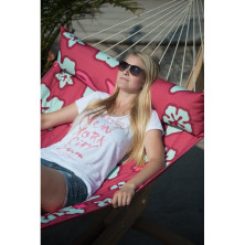Гамак двомісний з рейками La Siesta Hawaii HQR11-24 hibiscus