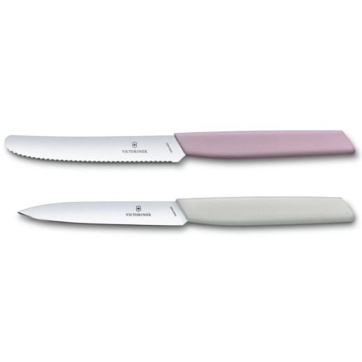 Набір кухонний Swiss Modern Paring Set 2шт c кольор. ручками (2 ножі) Blush (Lim.Ed. 2022)