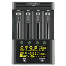 Універсальний інтелектуальний зарядний пристрій LiitoKala Lii-600 EU для акумуляторів + автомобільний кабель
