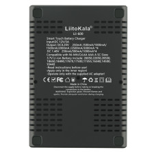Універсальний інтелектуальний зарядний пристрій LiitoKala Lii-600 EU для акумуляторів + автомобільний кабель