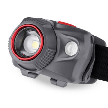 Ліхтар налобний Brevia 580Lm, Focus Control, 3xAAA, IP64 (білий/червоний)