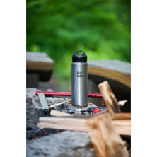 Пляшка для води Klean Kanteen Wide 800 мл-срібляста
