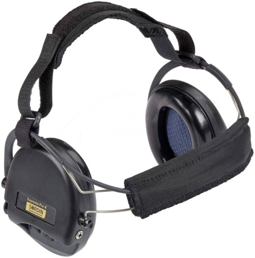 Активні навушники Sordin Supreme Pro X з заднім тримачем чорний (76302-X-02-S)