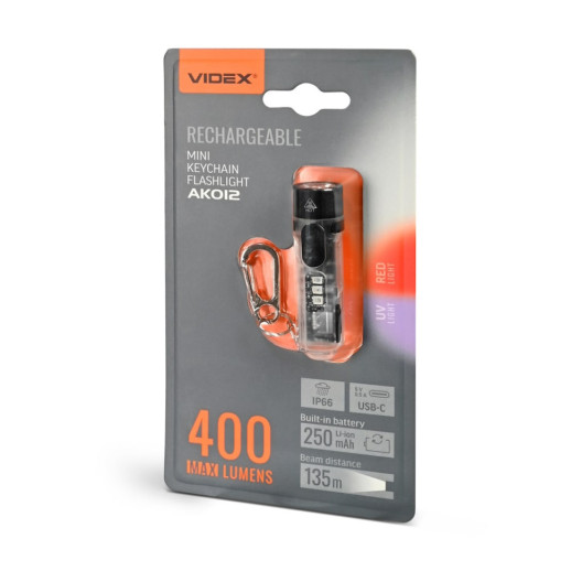 Портативний світлодіодний міні-ліхтарик VIDEX VLF-AK012