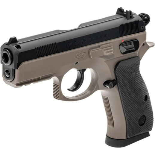 Пістолет страйкбольний ASG CZ 75D Compact FDE Spring кал. 6 мм