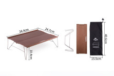 Столик похідний Naturehike Compact Table NH17Z001-l grey