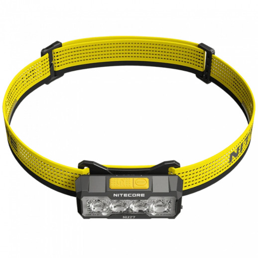 Ліхтар налобний Nitecore NU27 (2xNitelab UHE led, 600 люмен), білий