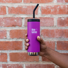 Термочашка Klean Kanteen tkwide Cafe Cap Berry Bright Matt 473 мл