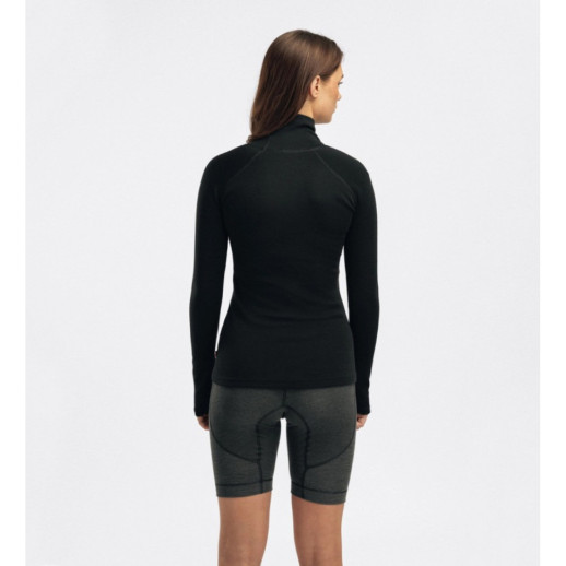 Термокофта жін. Aclima WarmWool 200 Roll Neck W's Jet Black M