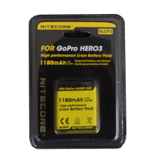Акумулятор літієвий Li-Ion Nitecore NLGP3 для GoPro AHDBT-302 (1180mah)