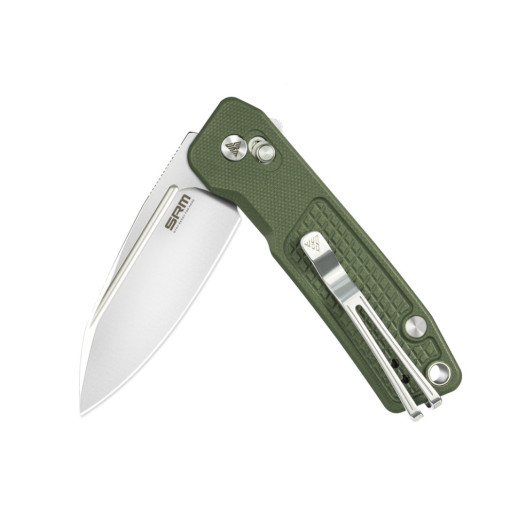 Ніж складаний кишеньковий SRM Scout 7229-GP (6.9 см) 14C28N / G10 зелений