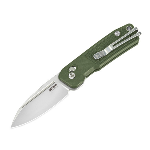 Ніж складаний кишеньковий SRM Scout 7229-GP (6.9 см) 14C28N / G10 зелений