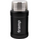 Термос Tramp з широким горлом 800 мл в чохлі-чорний