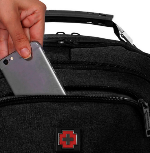 Рюкзак міський Swissbrand Mandeville 17 Black (SWB_BLGEO001U)