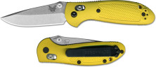 Ніж Benchmade Pardue Griptilian Mini, напівсерейтор, жовтий (556S-YEL)
