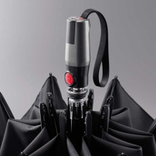 Парасолька Knirps T. 400 Men's Prints Stripe Авто /складаний /8спіц /D115x36см