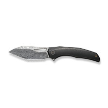 Ніж складаний туристичний Weknife Ignio Mystery Box, (8.39 см) Damasteel (Hakkapella) / 6AL4V Titanium чорний