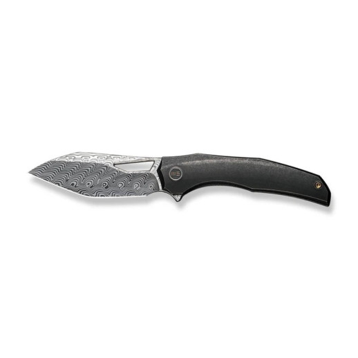 Ніж складаний туристичний Weknife Ignio Mystery Box, (8.39 см) Damasteel (Hakkapella) / 6AL4V Titanium чорний