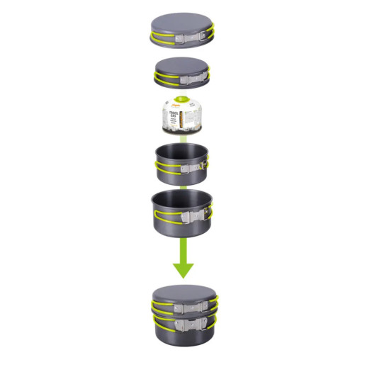 Набір посуду Pinguin Quadri Alu (PNG 604)