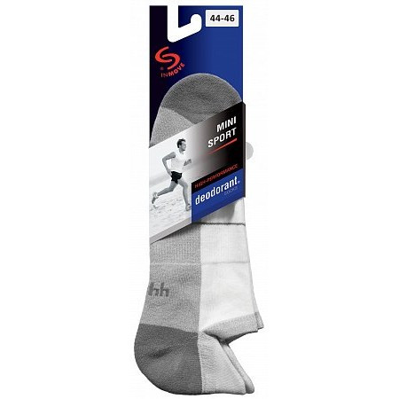 Термошкарпетки InMove Mini Sport Deodorant чорний з сірим 38-40
