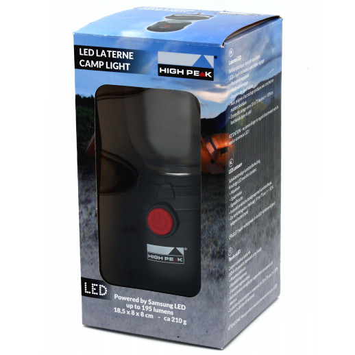 Ліхтар кемпінговий High Peak LED Lantern Camp Light-чорний (41483)