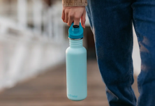 Спортивна пляшка для води Klean Kanteen Classic Sport Cap 800 мл-блакитна