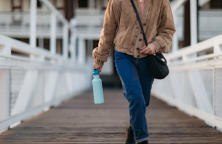 Спортивна пляшка для води Klean Kanteen Classic Sport Cap 800 мл-блакитна