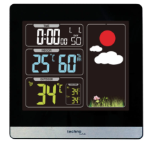 Метеостанція Technoline WS6448-чорна