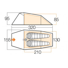 Намет Vango Tempest 200 Cactus