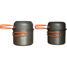 Набір посуду з анодованого алюмінію на 1-2 персони 0,9/1,3л Tramp UTRC-075
