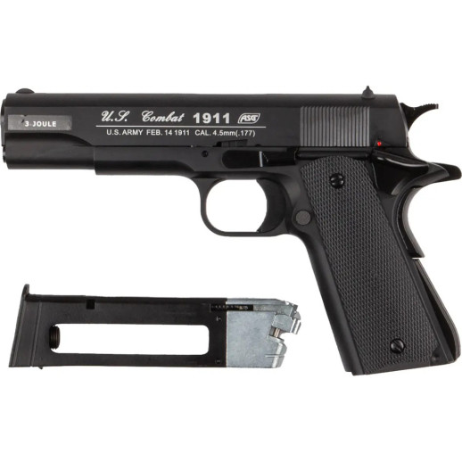 Пістолет пневматичний ASG US-C. Blowback. СО2 кал. 4,5 мм BB