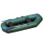 Надувний човен Elling Навігатор 240, зелений