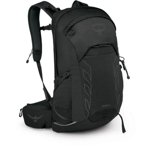 Рюкзак Osprey Talon 22 black/coal grey - O/S - чорний/сірий