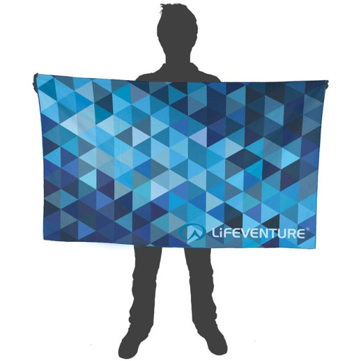 Рушник Lifeventure Soft Fibre Triangle Giant, Blue