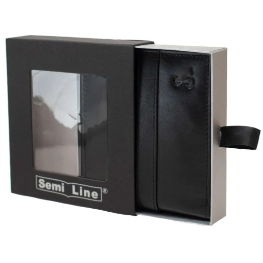 Портмоне чоловіче шкіряне Semi Line RFID Black (P8265-0)