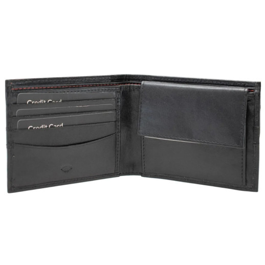 Портмоне чоловіче шкіряне Semi Line RFID Black (P8265-0)