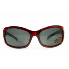 Окуляри BluWater Biscayene Red Polarized (gray) чорні