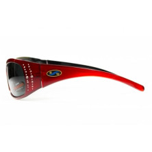 Окуляри BluWater Biscayene Red Polarized (gray) чорні