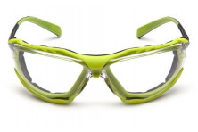 Окуляри Pyramex Proximity (clear) black \ lime frame H2MAX Anti-Fog прозорі