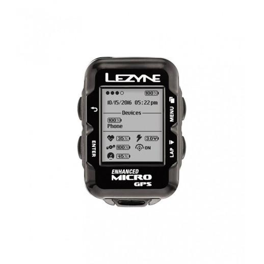 Комп'ютер Lezyne MINI GPS HR LOADED Y13 чорний