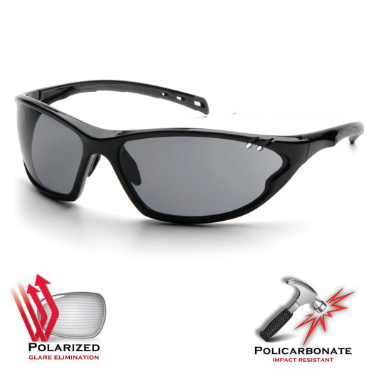 Окуляри Venture Gear PMXCITE Polarized (gray) чорні