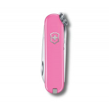 Ніж-брелок Victorinox Classic SD Colors, Cherry Blossom, Gift Box (0.6223.51 G) 7 функцій, 58 мм, рожевий