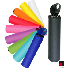 Парасолька Knirps 802 Floyd хутро /складаний /8спіц /D94x27см, синій